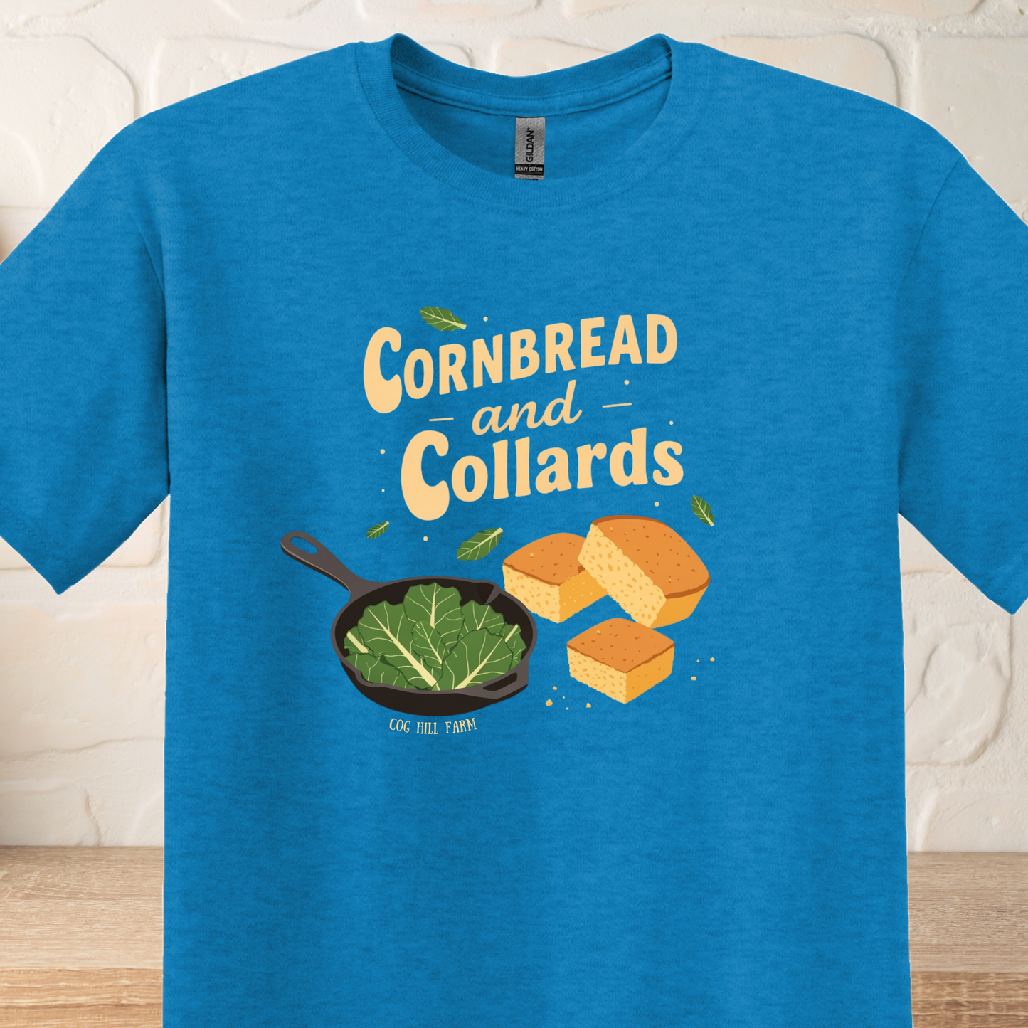 Cornbread & Collards T-Shirt (Choose Your Color)