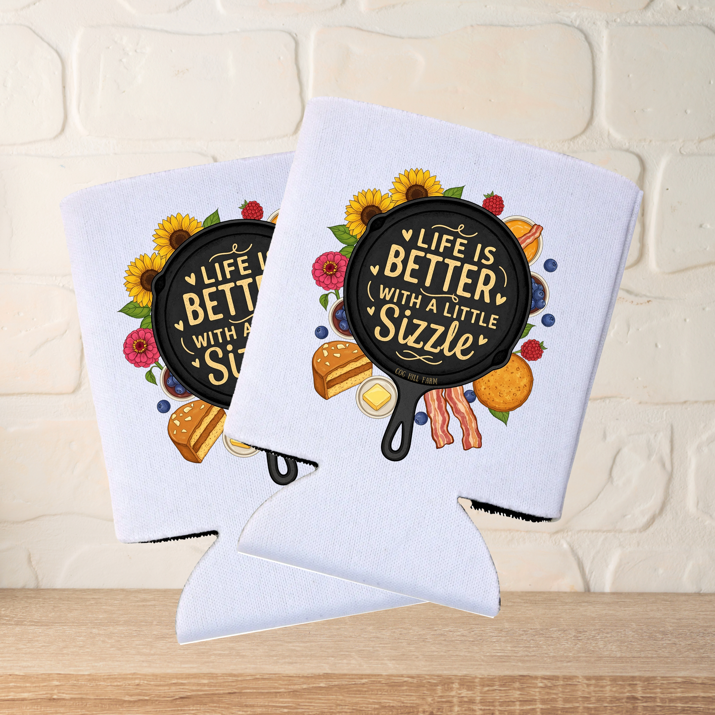Life is Better - Cast Iron Beverage Koozie