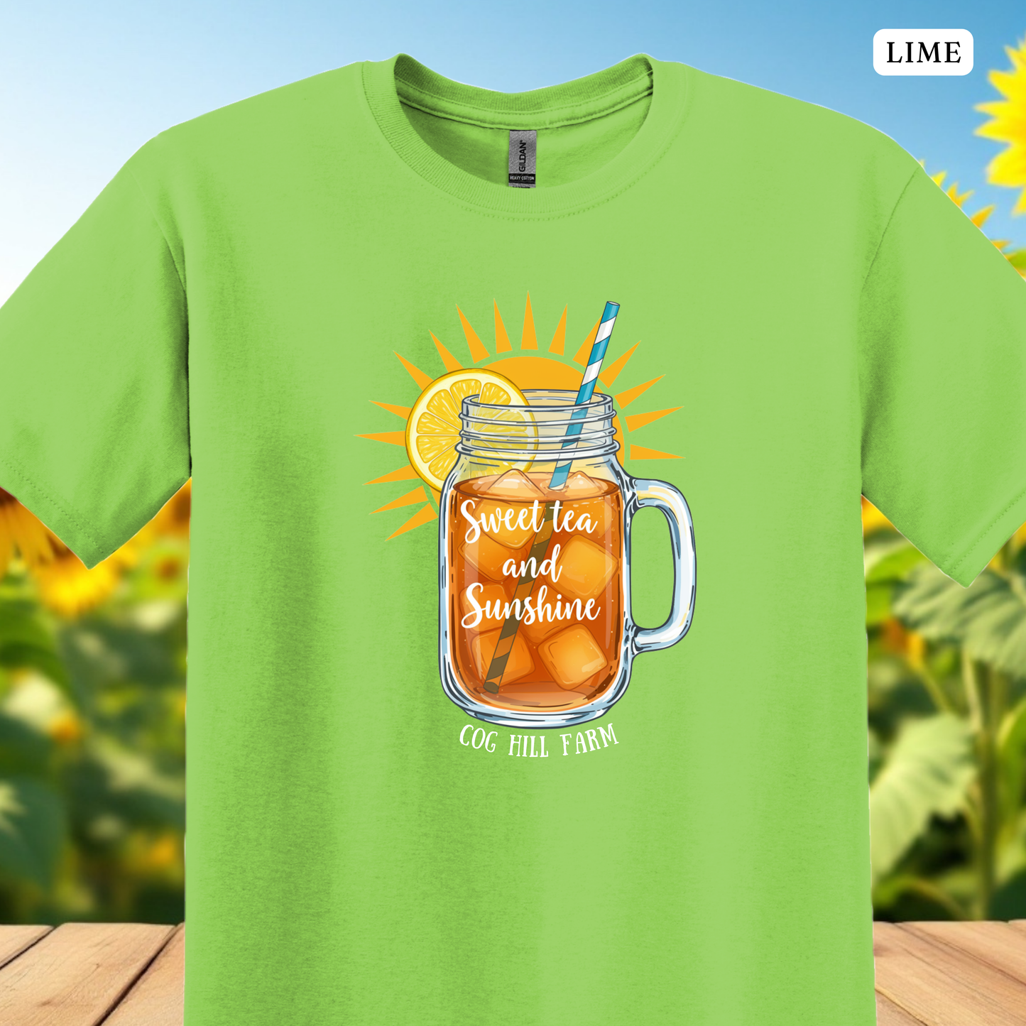 Sweet Tea & Sunshine T-Shirt (Choose Your Color)