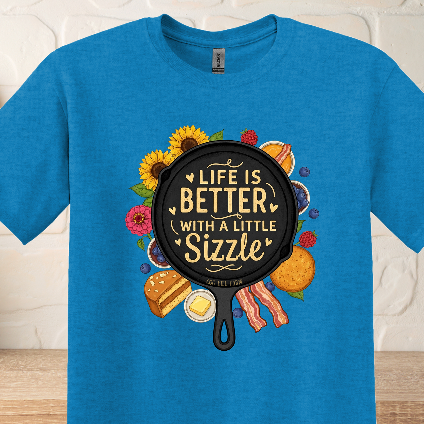 Life is Better- Cast Iron T-Shirt (Choose Your Color)