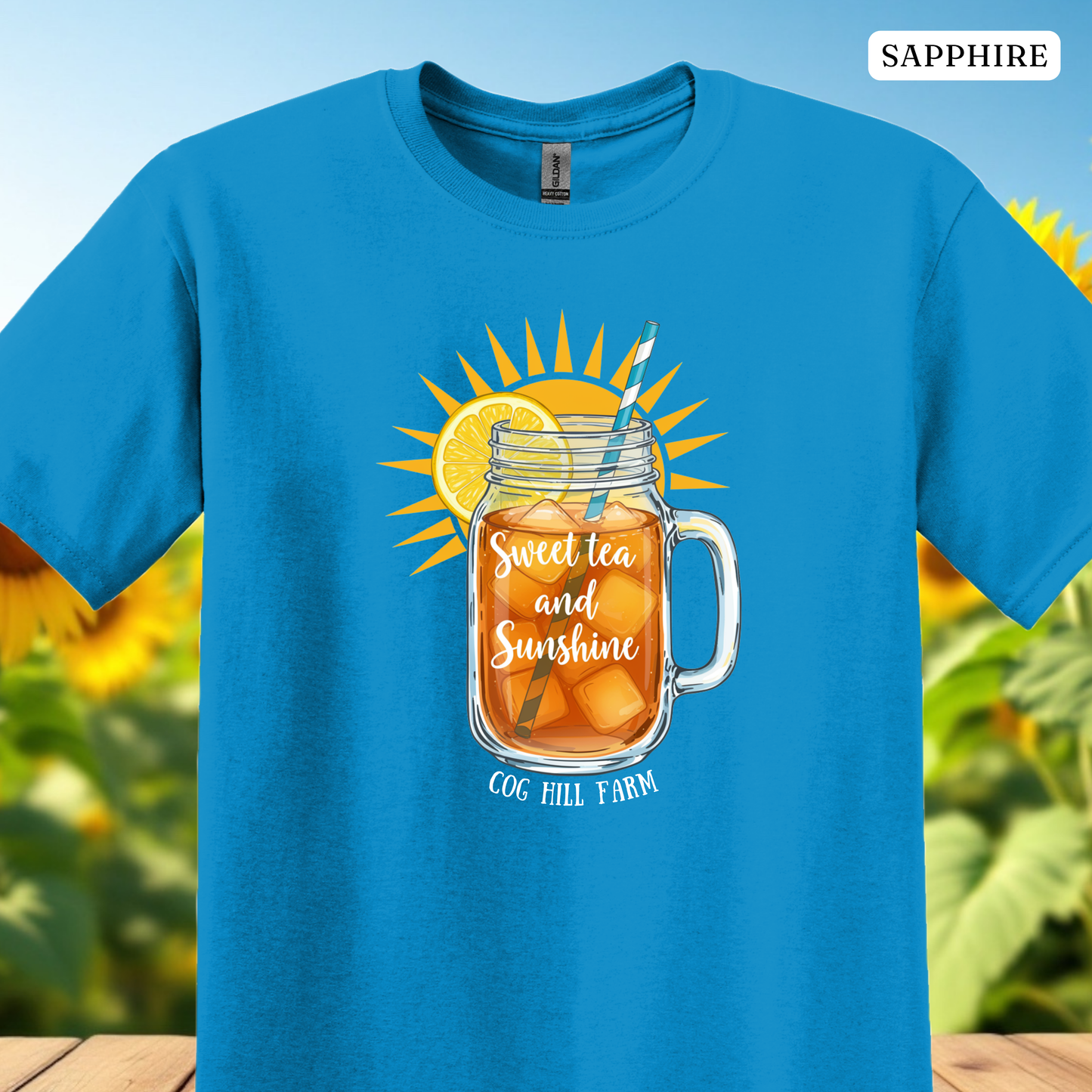 Sweet Tea & Sunshine T-Shirt (Choose Your Color)