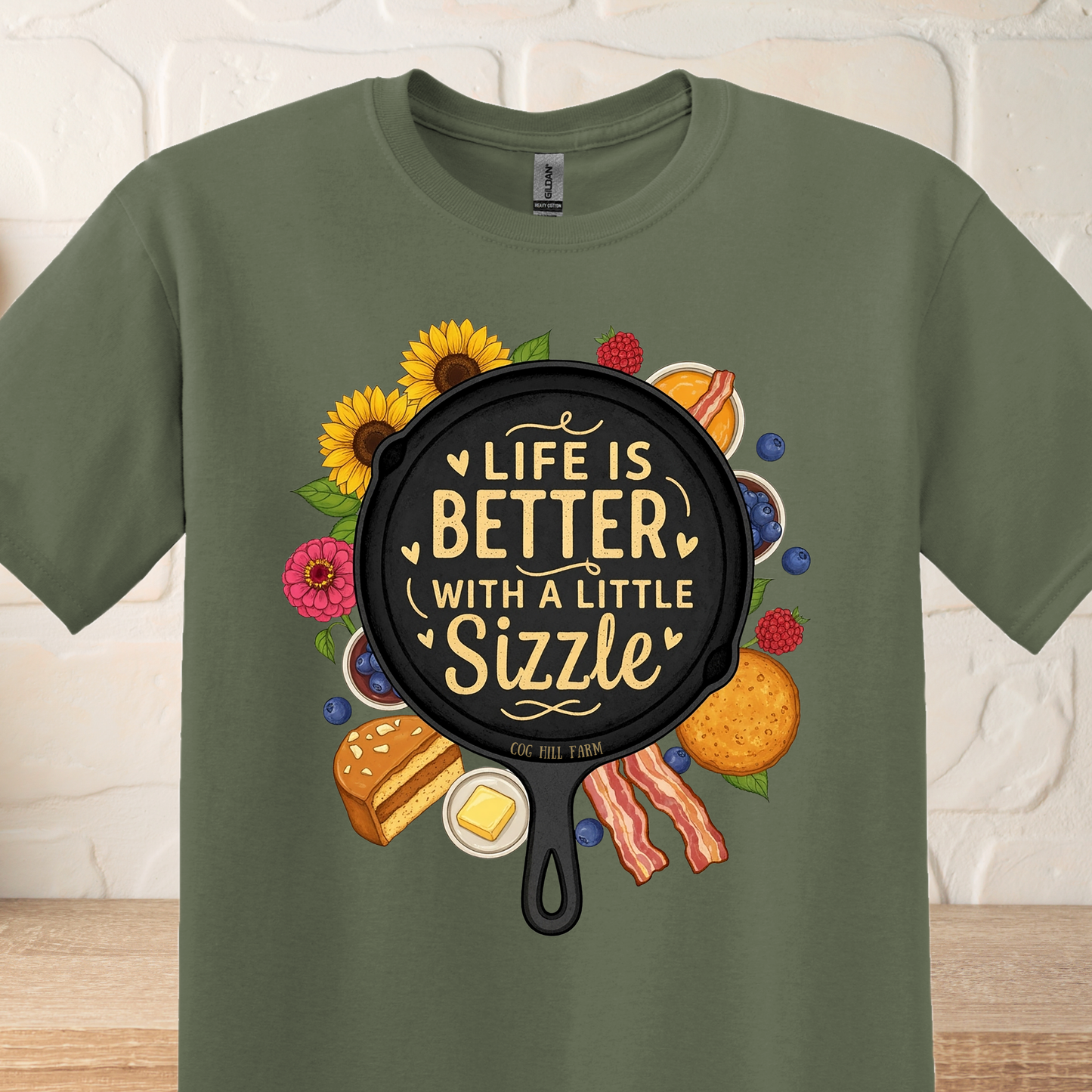 Life is Better- Cast Iron T-Shirt (Choose Your Color)