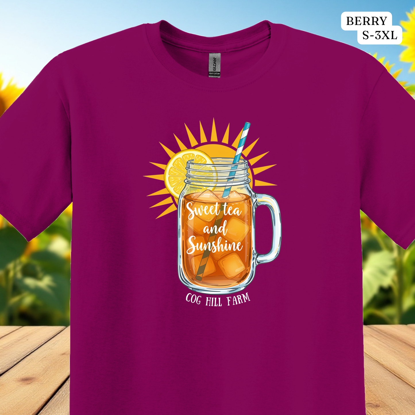 Sweet Tea & Sunshine T-Shirt (Choose Your Color)