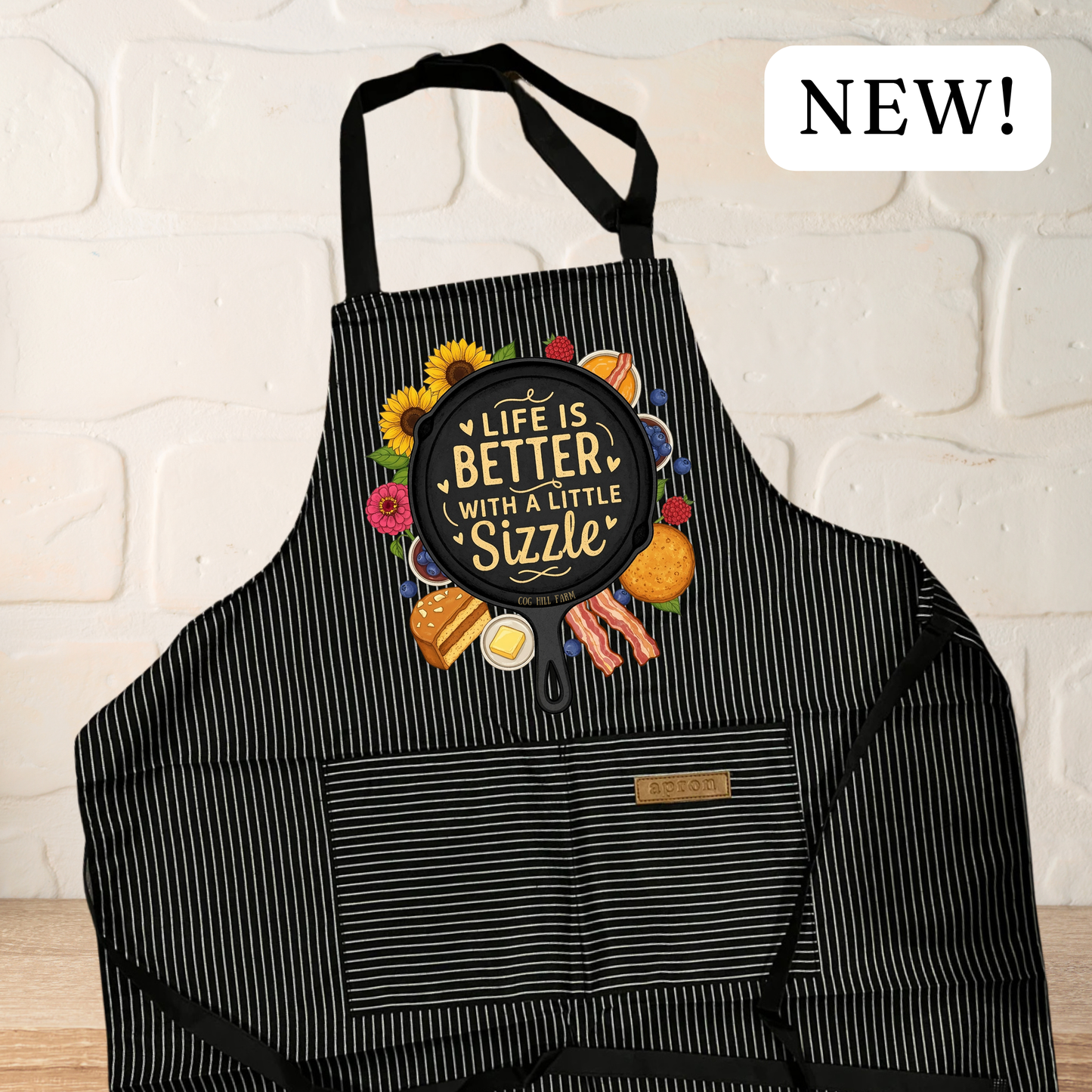 Life is Better - Cast Iron- Apron