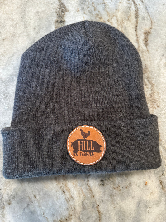 Cog Hill Farm Leather Patch Toboggan