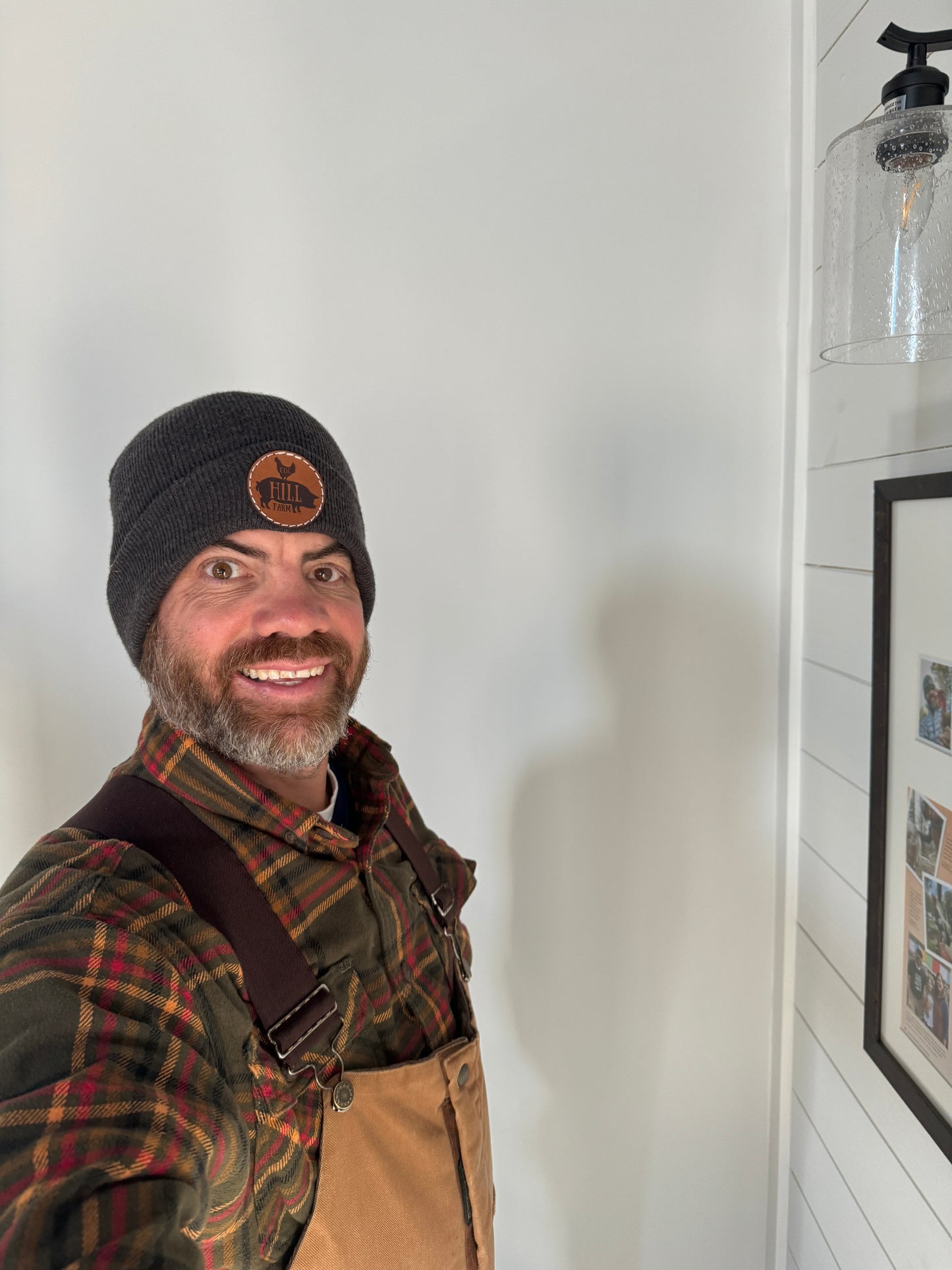 Cog Hill Farm Leather Patch Toboggan