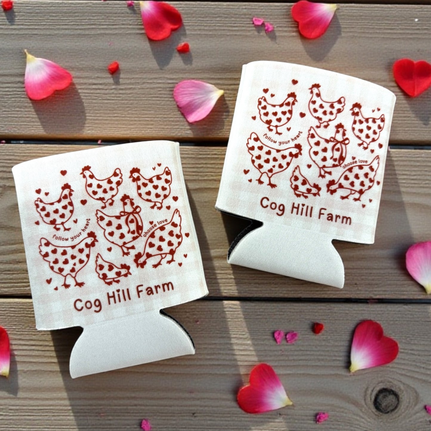 Heartfelt Hens - Beverage Koozie