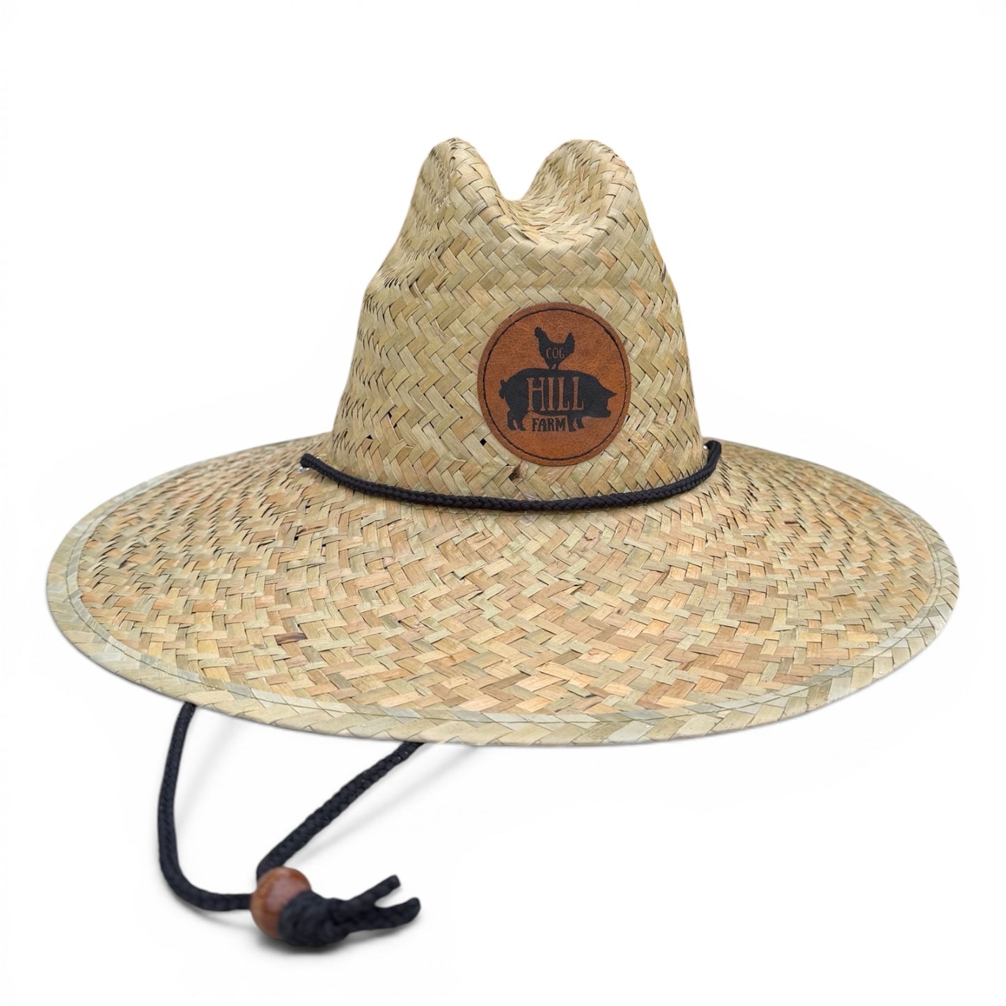 New! Cog Hill Straw Sunhat with Logo Patch