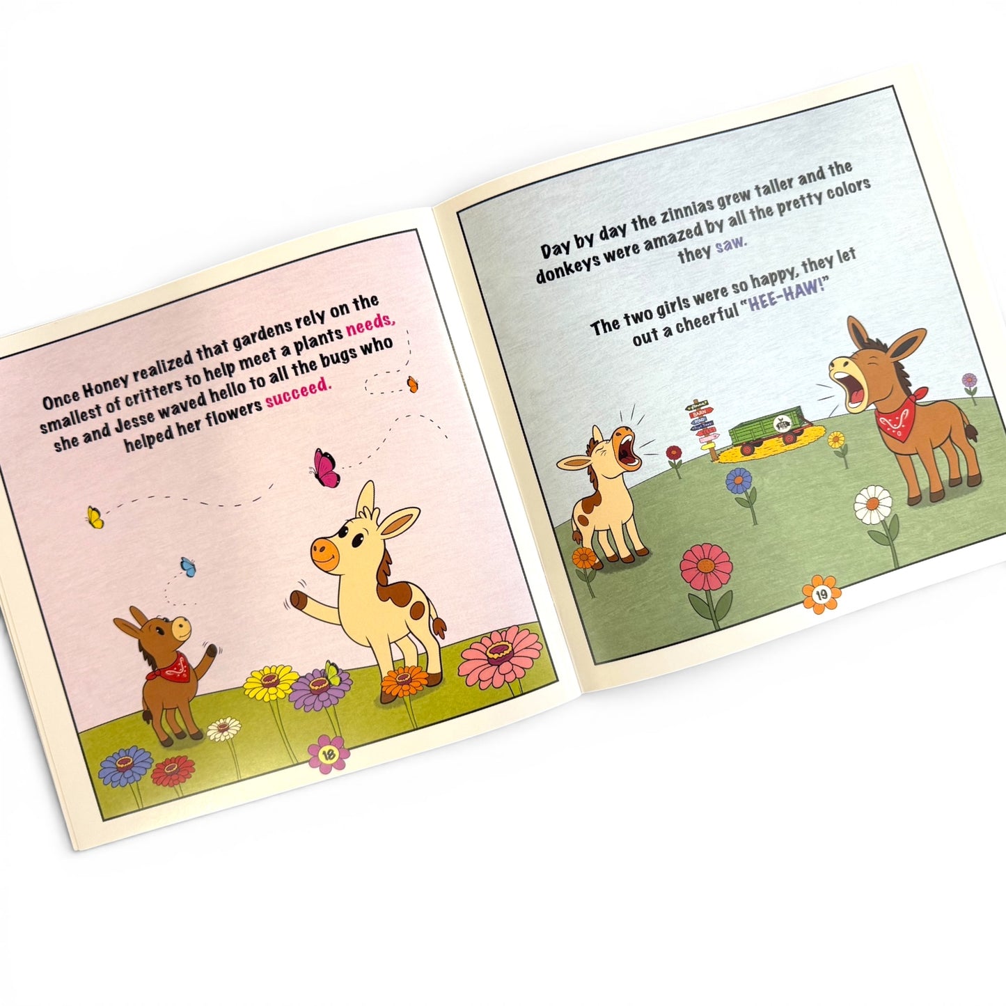 Jesse and Honey's Zinnia Journey | Children's Book