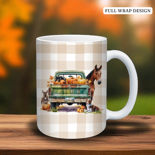 Hometown Harvest - 15oz Porcelain Mug