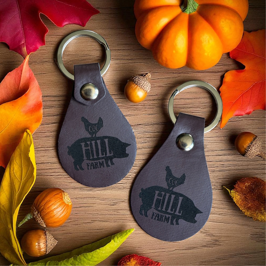 Cog Hill Farm Rustic Keychain