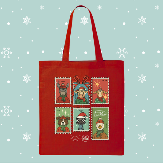 Merry Mail Cotton Tote Bag (Copy)