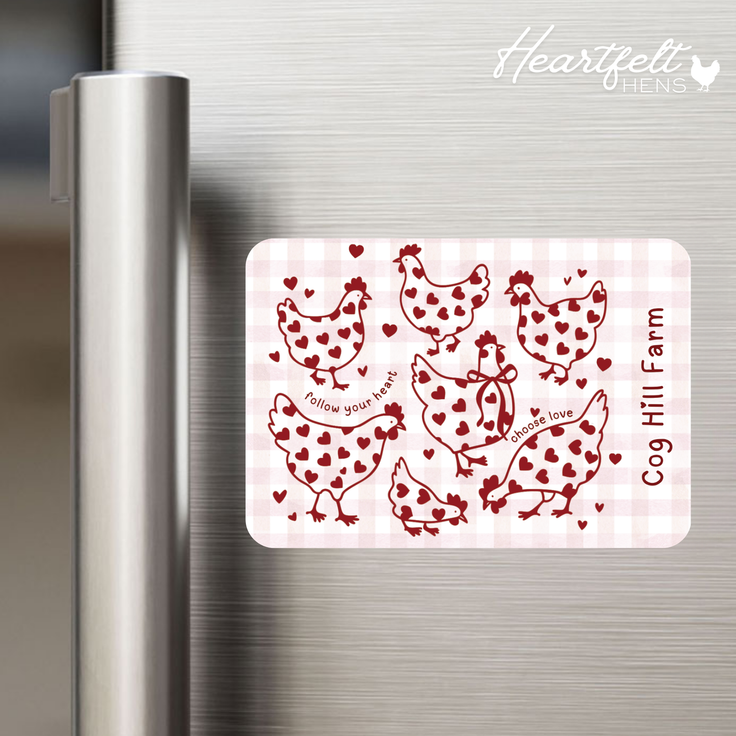Heartfelt Hens Magnet