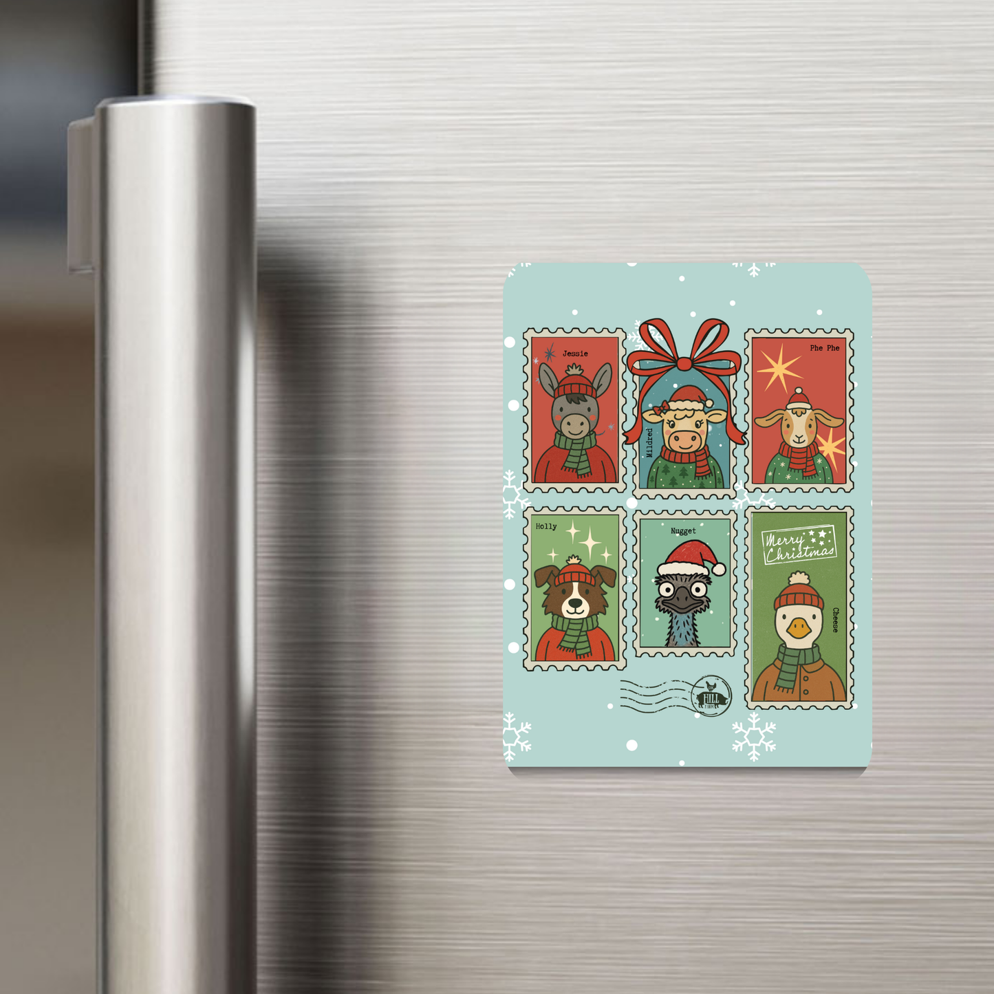 Merry Mail Magnet