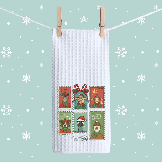 Merry Mail | Waffle Kitchen Towel