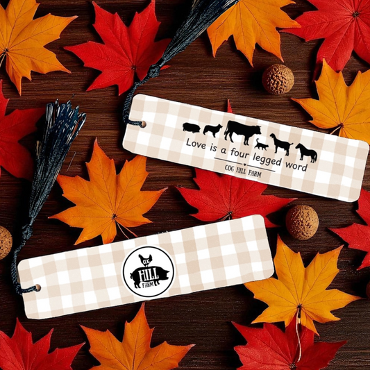 Love is a 4 Legged Word Metal Bookmark