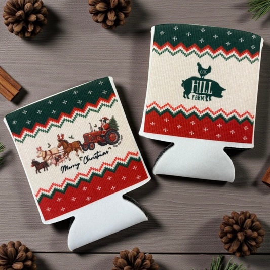 Mooey Christmas Express - Beverage Koozie