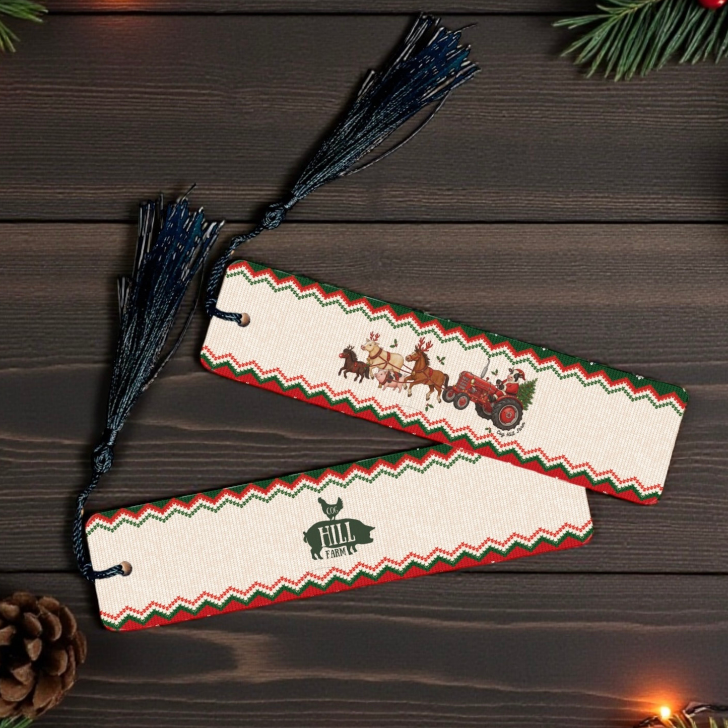Mooey Christmas Express Metal Bookmark