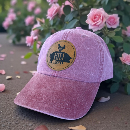 NEW! Rose Denim Cog Hill Patch Hat