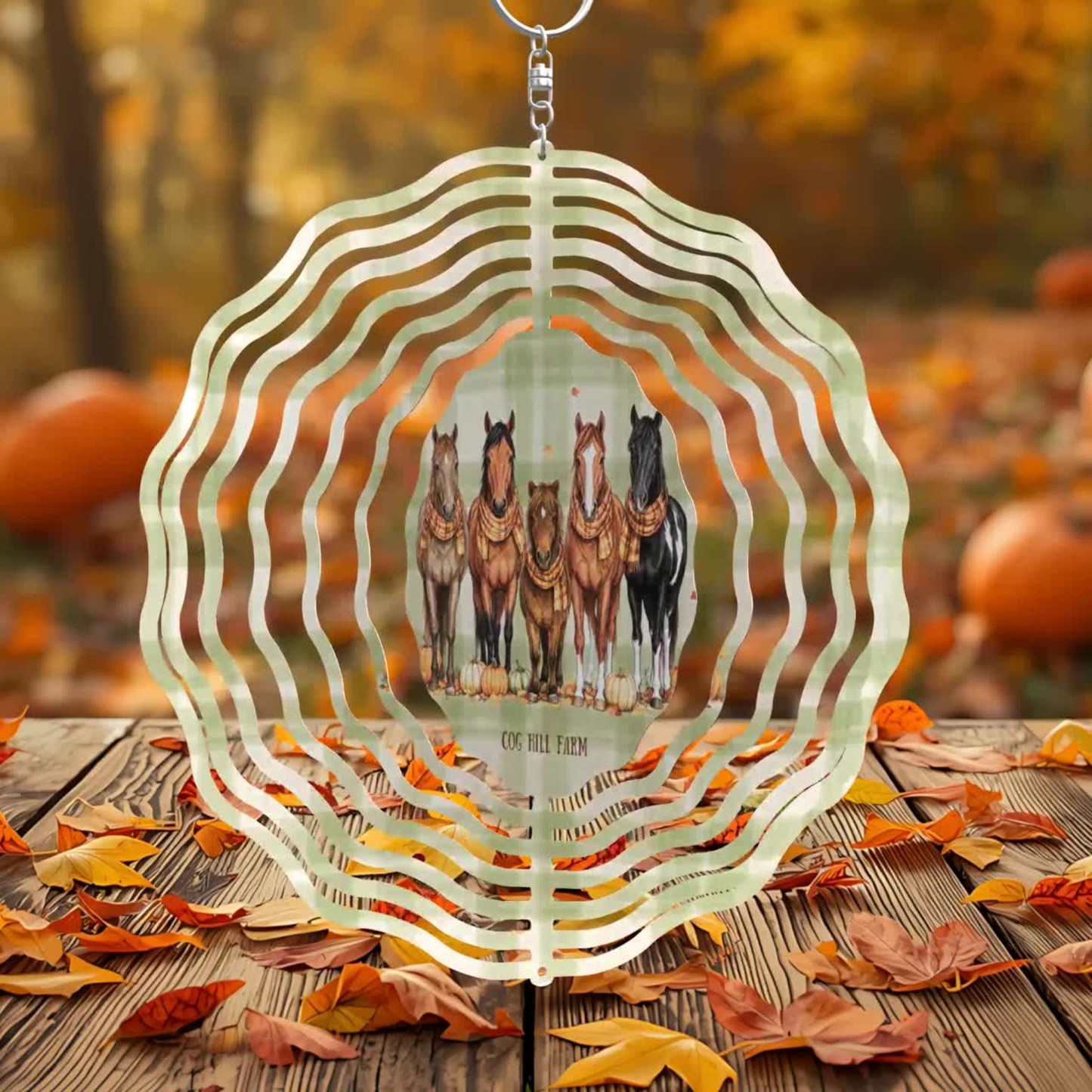 Pumpkin Patch Ponies - Wind Spinner