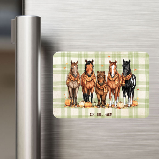 Pumpkin Patch Ponies - Magnet
