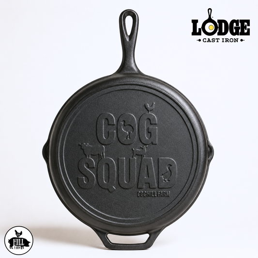 PRE- ORDER 10 inch Cast Iron Cog Squad Lodge Skillet | One Time Edition