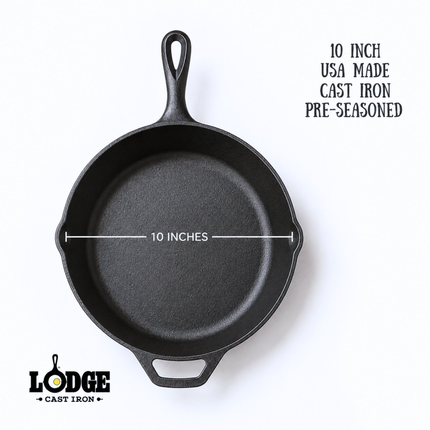 PRE- ORDER 10 inch Cast Iron Cog Squad Lodge Skillet | One Time Edition