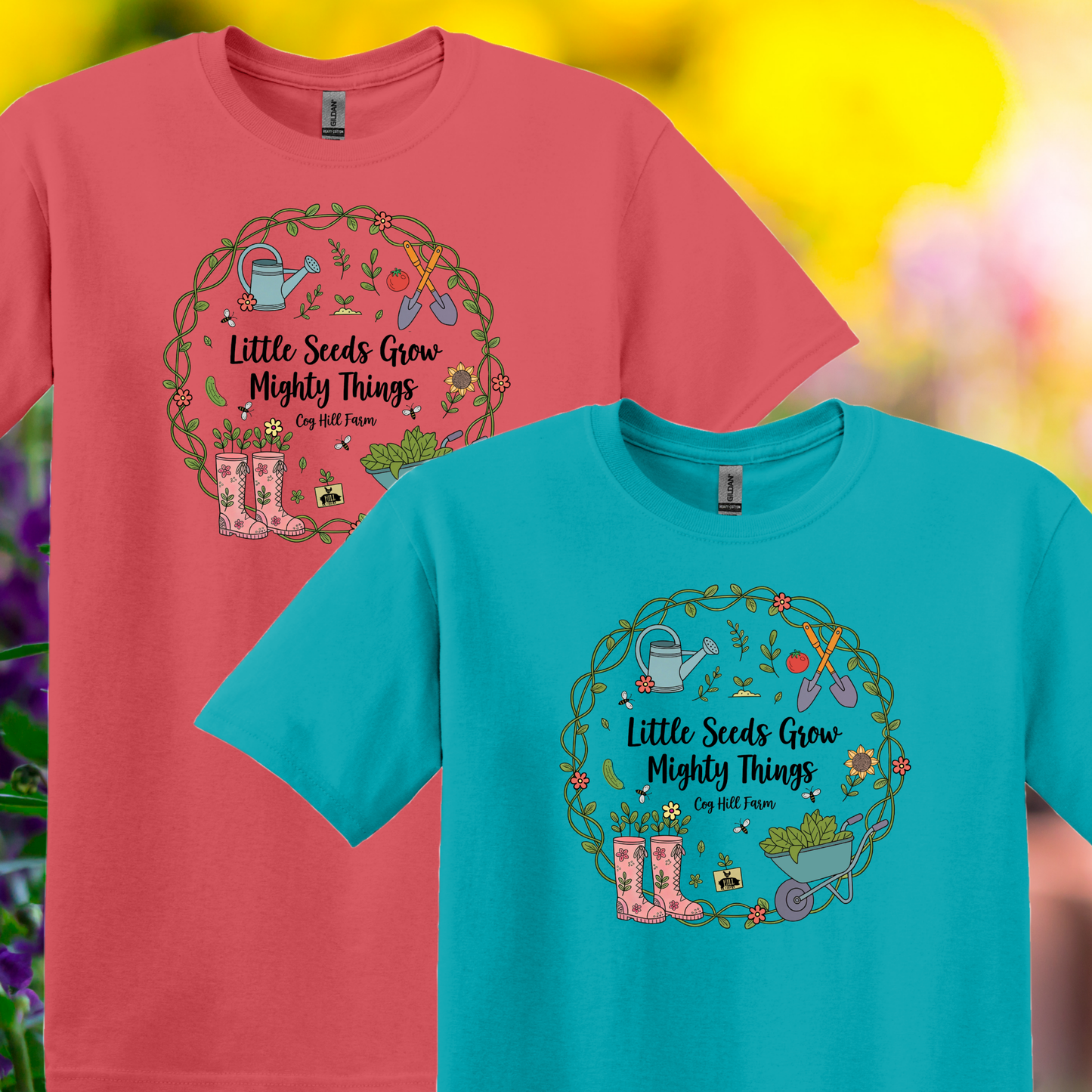 Little Seeds Grow Mighty Things | T-Shirt (Choose Your Color)