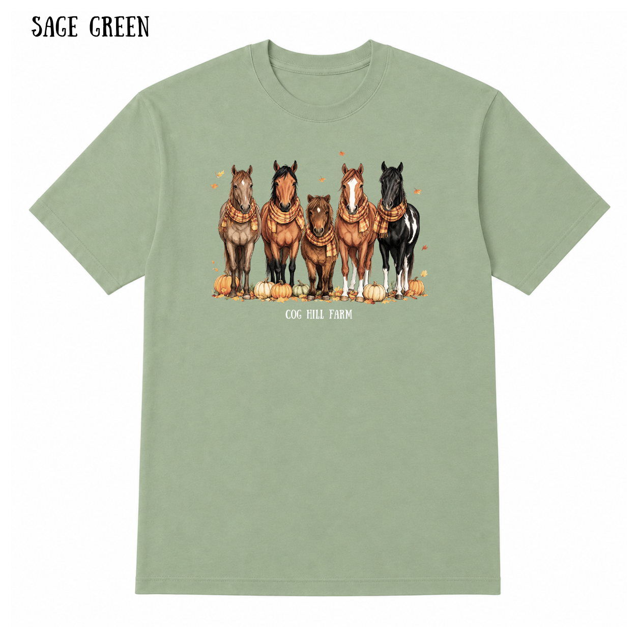 Pumpkin Patch Ponies | T-Shirt (Choose Your Color)