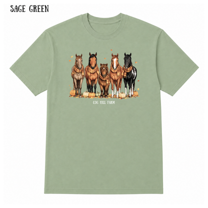 Pumpkin Patch Ponies | T-Shirt (Choose Your Color)