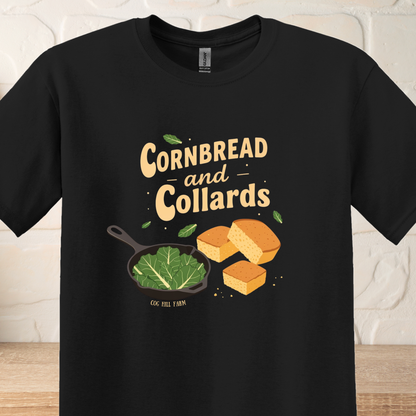Cornbread & Collards T-Shirt (Choose Your Color)