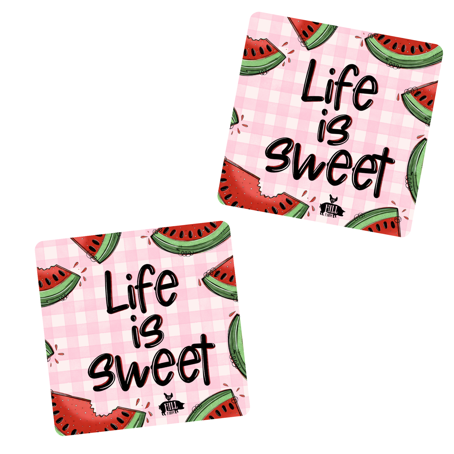 Life is Sweet Coasters (Set of 2)