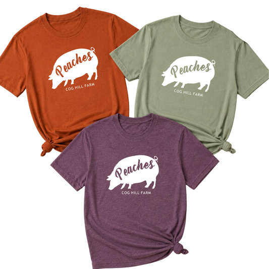 Peaches: Farm Boss | T-Shirt (Choose Your Color)