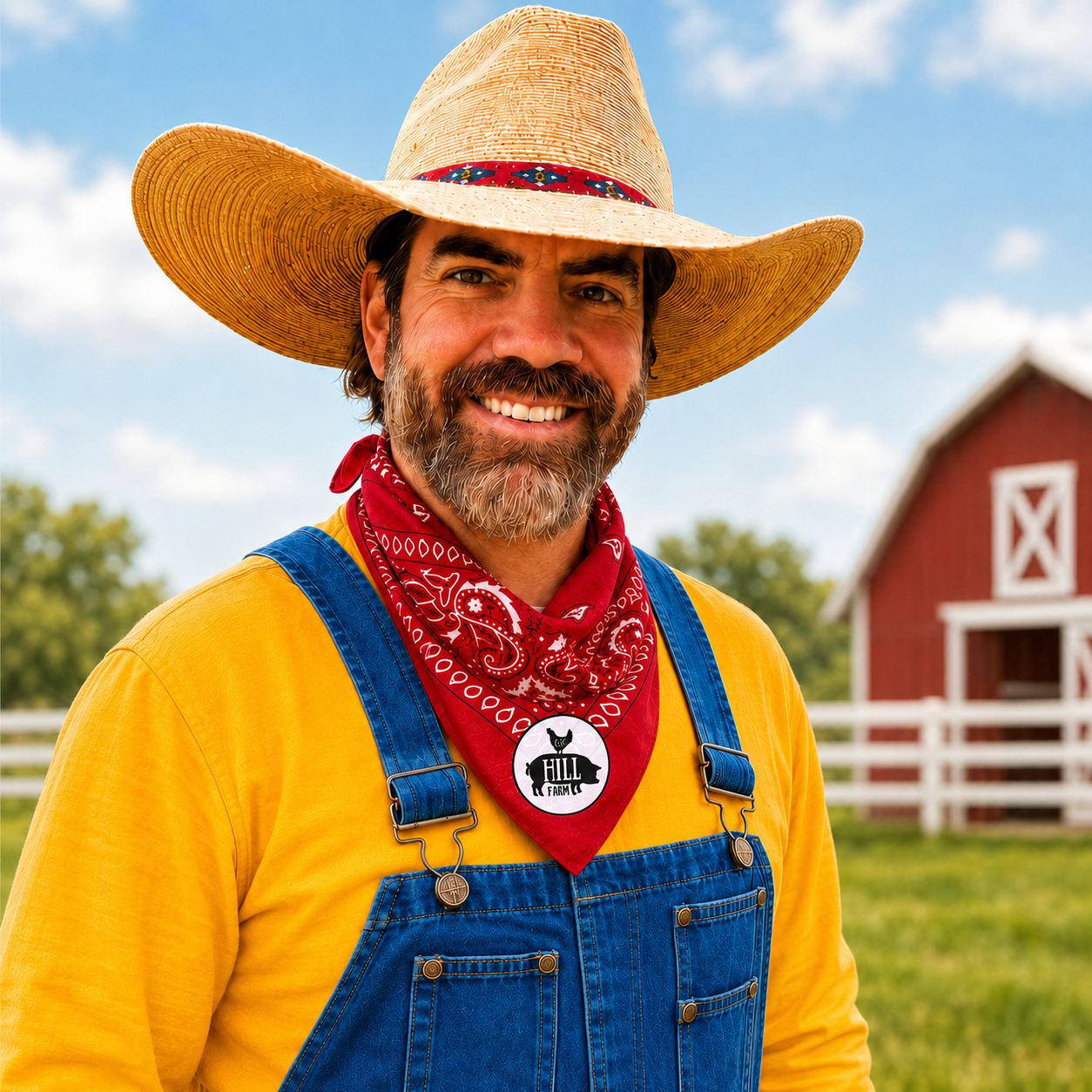 Farmer Jason's Red Bandana