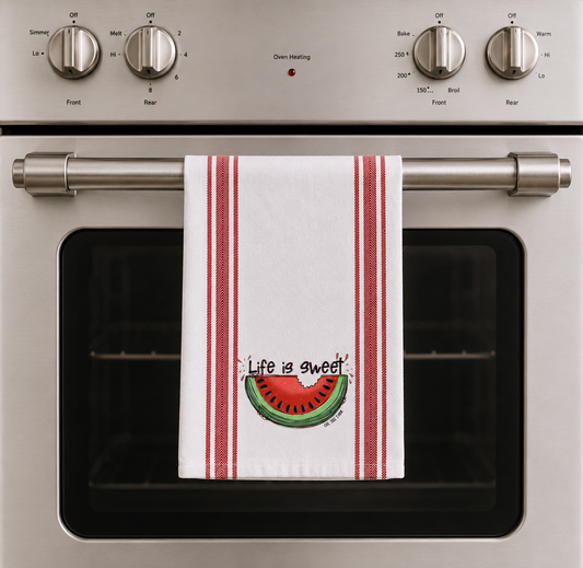 Life Is Sweet | Cotton Tea Towel