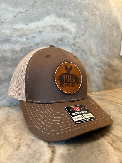 Cog Hill Farm Leather Patch Hat