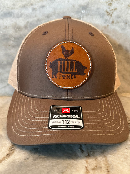 Cog Hill Farm Leather Patch Hat