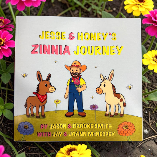Jesse and Honey's Zinnia Journey | Children's Book