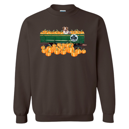 Holly's Pumpkin Patch Sweatshirt (Chocolate)