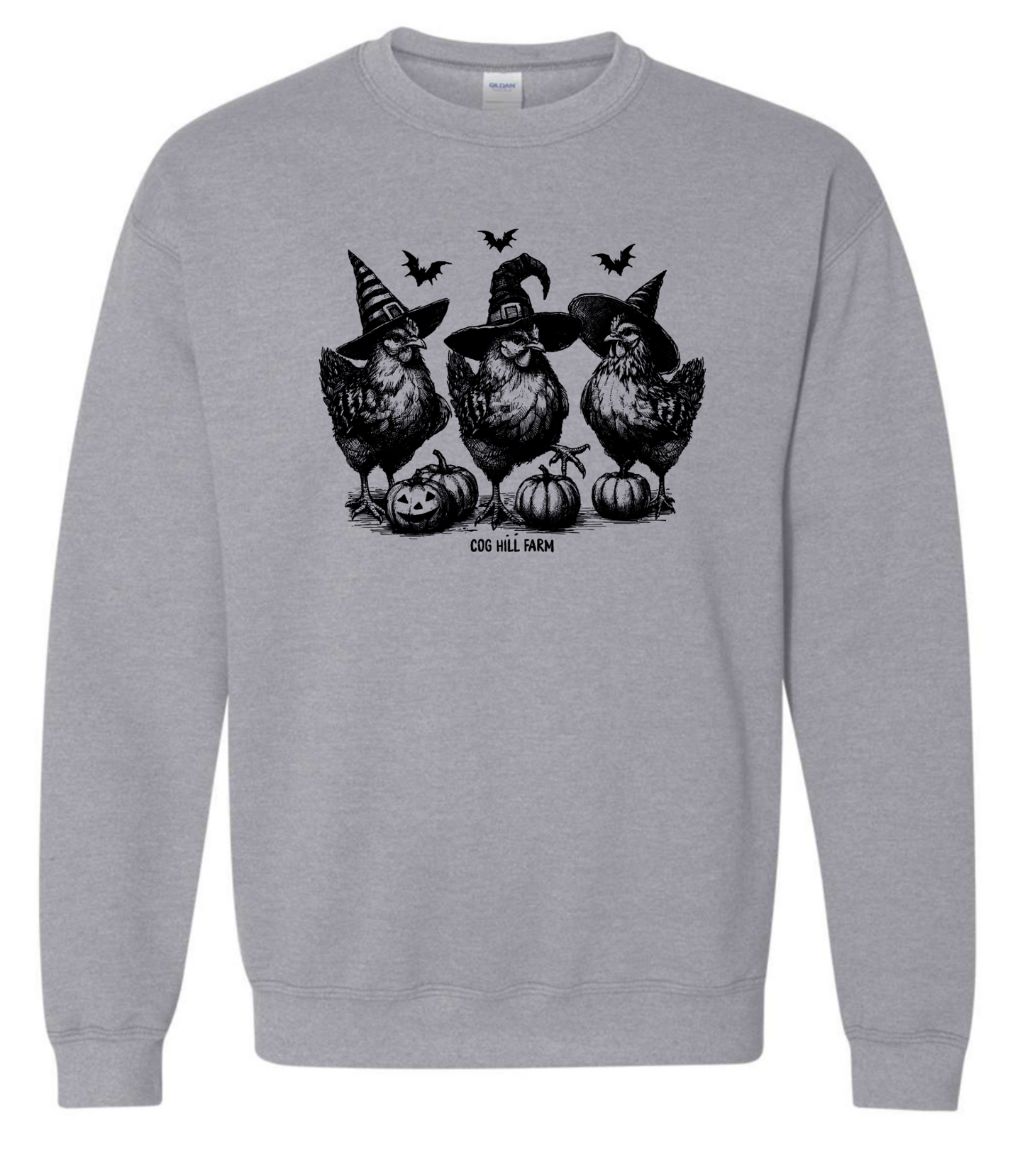 Cluck or Treat! Sweatshirt (Sport Gray)