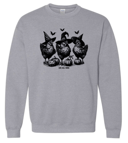 Cluck or Treat! Sweatshirt (Sport Gray)