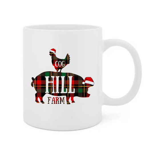 Farmyard Flannel Porcelain Mug - 11oz