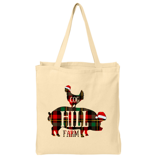 Farmyard Flannel Cotton Tote