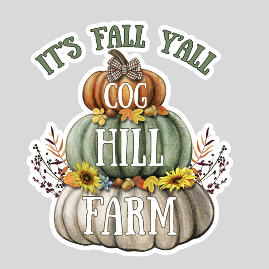 It's Fall Y'all Sticker