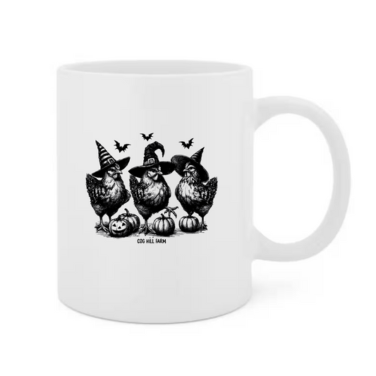 Cluck or Treat! Porcelain Mug - 11oz