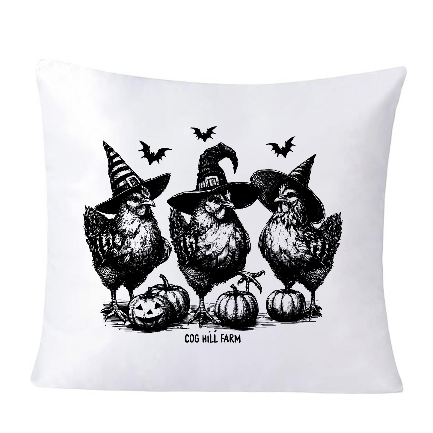 Cluck or Treat! Decorative Pillow Case