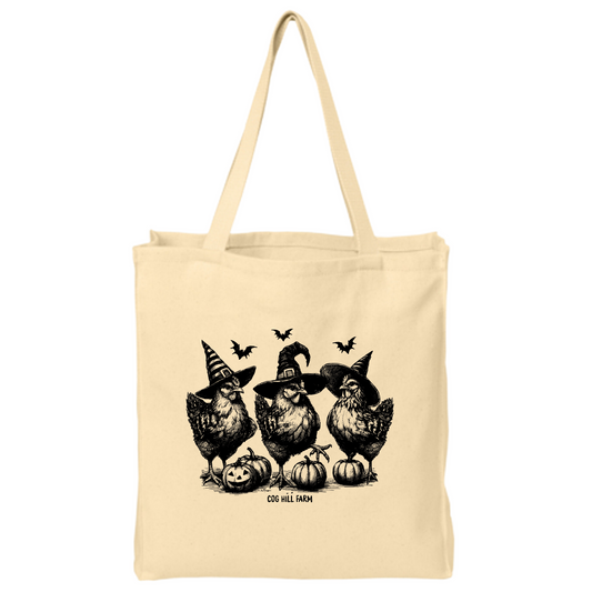 Cluck or Treat! Cotton Tote