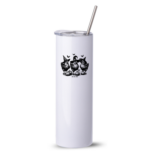 Cluck or Treat! Insulated Hot/Cold Drink Tumbler