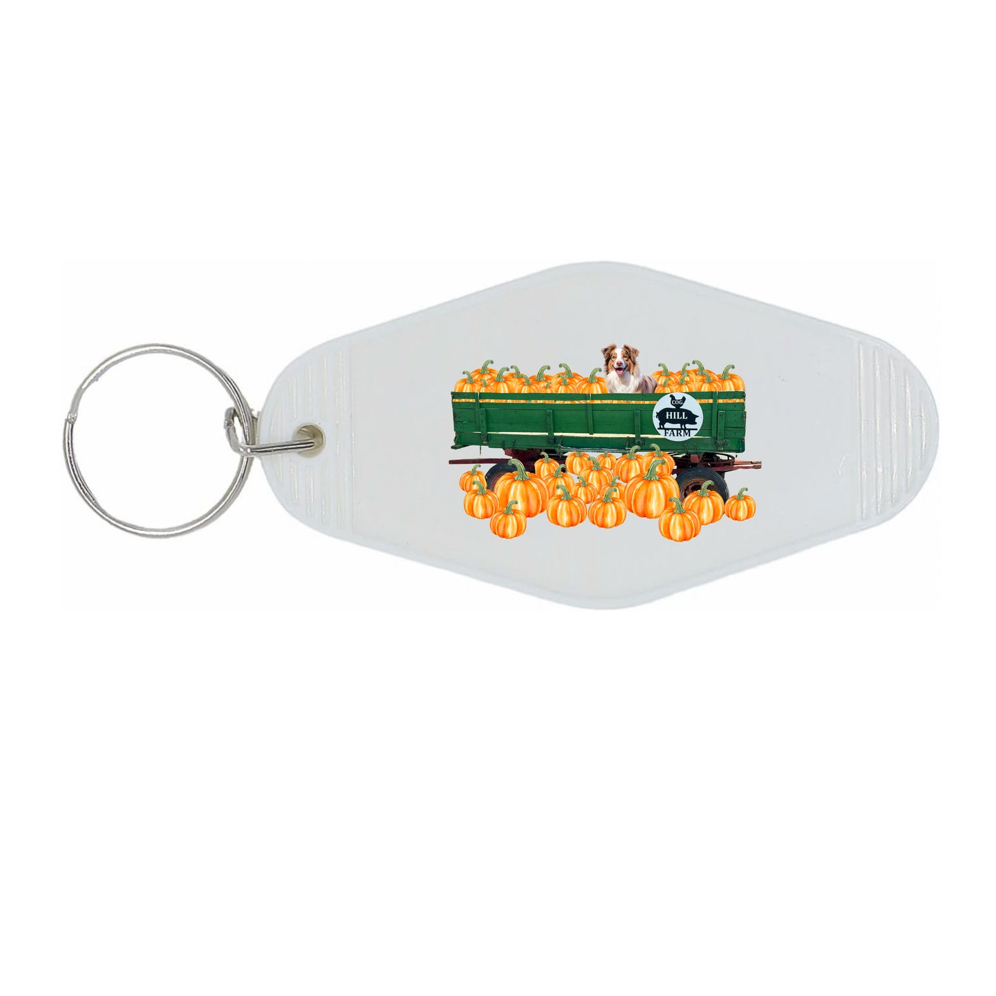 Holly's Pumpkin Patch Vintage Keychain