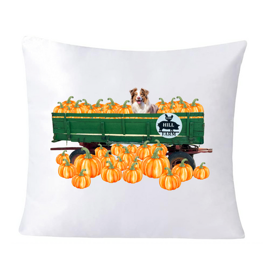 Holly's Pumpkin Patch Decorative Pillow Case